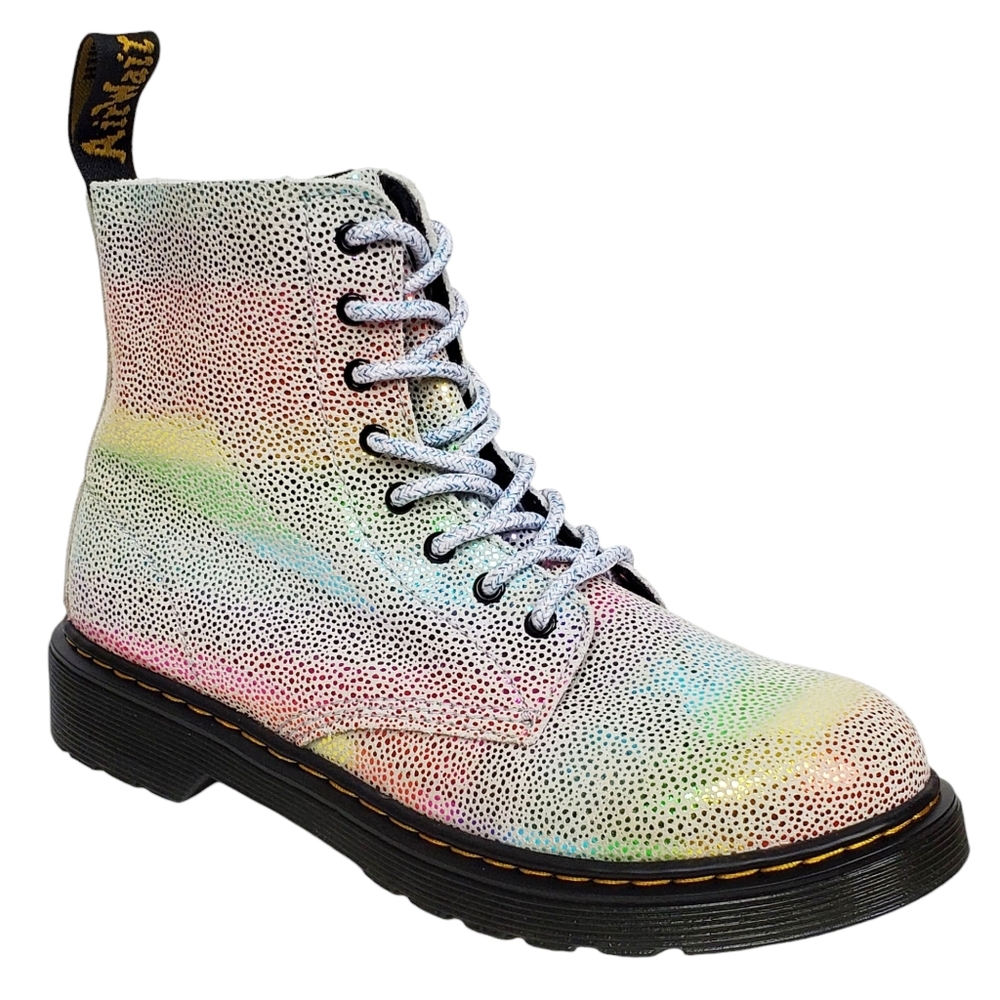 ✨ Dr. Martens 1460 Pascal J Boots Rainbow Kidray Leather 🌈 - Picture 6 of 13